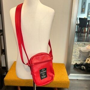 Nike Air Jordan Red Shoulder Bag